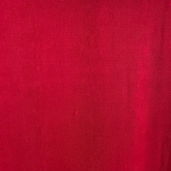 VTG Coconut Bay Womens 2X Maxi Dress Red Slinky Americana Flag 4th of July - Picture 5 of 5